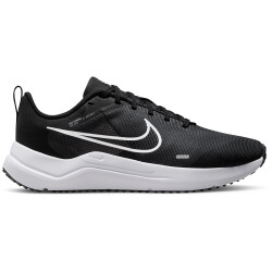 NIKE Downshifter 12 Laufschuhe Damen black/white-smoke grey-pure platinum 35.5