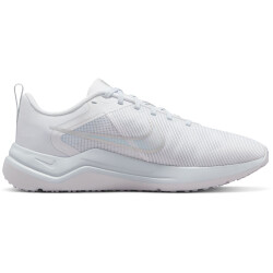 NIKE Downshifter 12 Laufschuhe Damen white/metallic silver-pure platinum 35.5