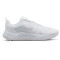 NIKE Downshifter 12 Laufschuhe Damen white/metallic silver-pure platinum 35.5