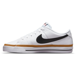 NIKE Court Legacy Next Nature Sneaker Damen white/black-desert ochre-team orange 35.5