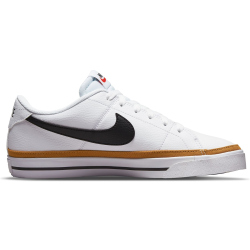 NIKE Court Legacy Next Nature Sneaker Damen white/black-desert ochre-team orange 35.5