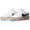 NIKE Court Legacy Next Nature Sneaker Damen white/black-desert ochre-team orange 40