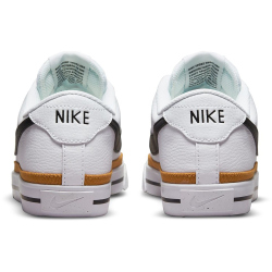 NIKE Court Legacy Next Nature Sneaker Damen white/black-desert ochre-team orange 43