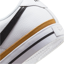 NIKE Court Legacy Next Nature Sneaker Damen white/black-desert ochre-team orange 43
