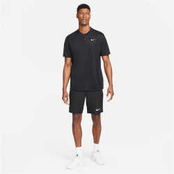 NIKECourt Dri-FIT Tennis Poloshirt Herren black/white XS