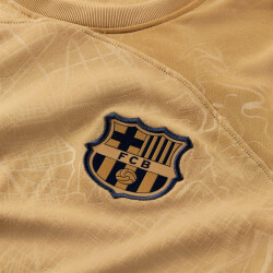 NIKE FC Barcelona 2022/23 Stadium Dri-FIT Auswärtstrikot Kinder club gold/obsidian XS (122-128 cm)