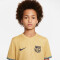 NIKE FC Barcelona 2022/23 Stadium Dri-FIT Auswärtstrikot Kinder club gold/obsidian XS (122-128 cm)