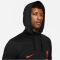 NIKE FC Liverpool Strike Dri-FIT Knit Fu&szlig;ball Trainingsjacke Herren black/siren red S