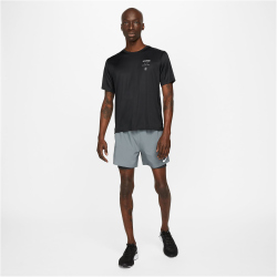 NIKE Dri-FIT Stride Hybrid Laufshorts Herren smoke grey/dk smoke grey/reflective silver S