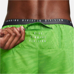 NIKE Dri-FIT Run Division Stride 5" Brief-Lined Laufshorts Herren chlorophyll/reflective silv L