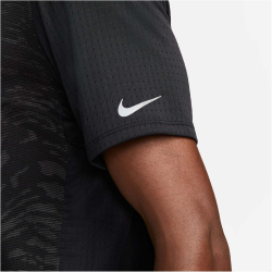 NIKE Dri-FIT Run Division Rise 365 kurzarm Laufshirt Herren black/reflective silv S