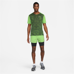 NIKE Dri-FIT Run Division Rise 365 kurzarm Laufshirt Herren chlorophyll/reflective silv M