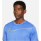 NIKE Dri-FIT UV Run Division Miler kurzarm Graphic Laufshirt Herren medium blue/light marine S