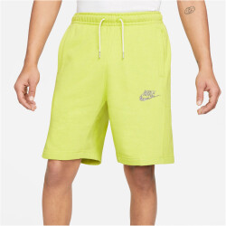 NIKE Sportswear Revival Fleece Shorts Herren atomic green/white M