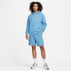 NIKE Sportswear Revival Fleece Shorts Herren dutch blue/white M