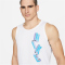 NIKE Dri-FIT Graphic Training Tanktop Herren white M