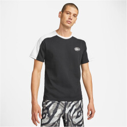 NIKE Sport Clash Trainingsshirt Herren black/white/white S