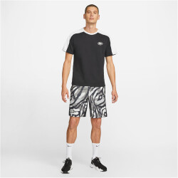 NIKE Sport Clash Trainingsshirt Herren black/white/white S