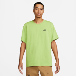 NIKE Sportswear leichtes kurzarm Oberteil Herren vivid green/black M