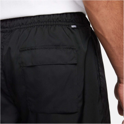 NIKE Sportswear Essentials Woven Lined Flow Badeshorts Herren black/white S