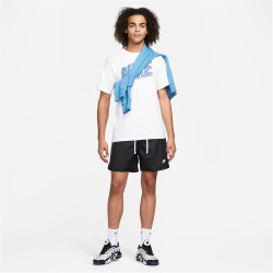 NIKE Sportswear Essentials Woven Lined Flow Badeshorts Herren black/white S