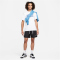 NIKE Sportswear Essentials Woven Lined Flow Badeshorts Herren black/white S