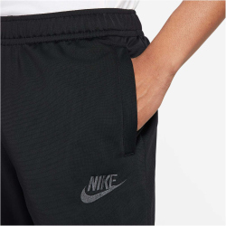 NIKE Sportswear Sport Essentials Poly-Knit Trainingsanzug Herren 010 - black/dk smoke grey XL