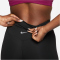 NIKE Dri-FIT Swoosh Run Mid-Rise 7/8-Length Lauf-Leggings Damen black/reflective silv/white S
