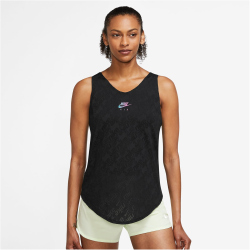 NIKE Air Dri-FIT Lauf-Tank Top Damen black/irf S