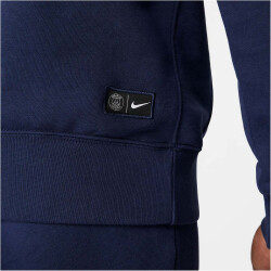 NIKE Paris Saint-Germain French Terry Fußball Hoodie Herren midnight navy/white M