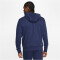 NIKE Paris Saint-Germain French Terry Fußball Hoodie Herren midnight navy/white M