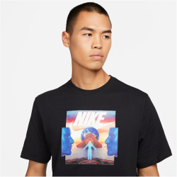 NIKE Sportswear Festival Photo T-Shirt Herren black S