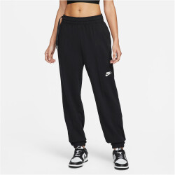 NIKE Sportswear Oversized Fleece Hose Damen black XS