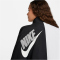 NIKE Sportswear Woven Jacke Damen black/white M