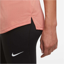 NIKE Swoosh Lauf-Tank Top Damen lt madder root/white L