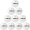 10er Ballpaket DERBYSTAR Brillant TT Classic Fu&szlig;ball wei&szlig; 5