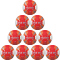 10er Ballpaket molten harzfreier Handball Wettspielball rot/orange Gr. 0