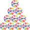 10er Ballpaket DERBYSTAR Bundesliga Brillant Replica S-Light 290g Leicht-Fußball 2022/23 weiß 4