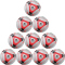10er Ballpaket erima Hybrid Lite 350 Fußball fiery coral 5