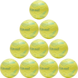10er Ballpaket hummel Storm Pro Handball yellow/blue 2