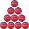10er Ballpaket erima Pure Grip No. 3 Hybrid Handball rot/new navy 0