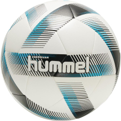 10er Ballpaket hummel Energizer Fu&szlig;ball white/black/blue 5