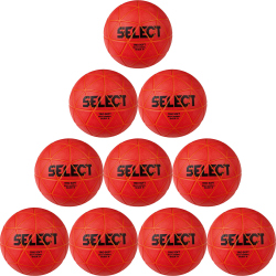10er Ballpaket Select Trio Soft Beach-Handball rot 3
