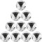 10er Ballpaket JAKO Prestige Trainingsball weiß/schwarz/steingrau 5