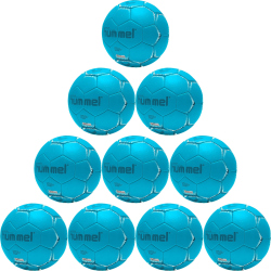 10er Ballpaket hummel Energizer Handball blue/white 2