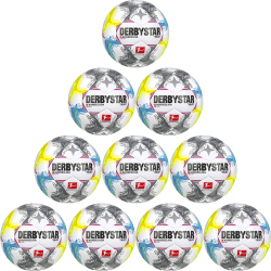 10er Ballpaket DERBYSTAR Bundesliga Club S-Light 290g...