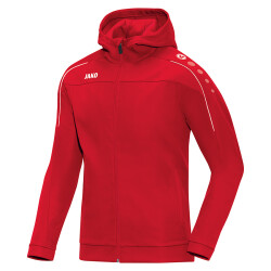 JAKO Classico Kapuzenjacke Kinder rot 128
