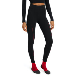 FALKE Long Tights Warm Damen black/fuego L