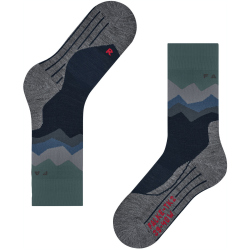 FALKE TK2 Crest Trekkingsocken 6122-marine 46-48