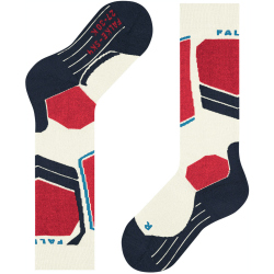 FALKE SK4 Kniestr&uuml;mpfe Kinder off/white 35-38